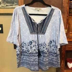 Absolutely Famous Blouse 👕 Size Large